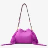 Cinch Medium Violet Orchid suède schoudertas met franjes