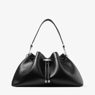 Cinch Medium zwarte leren schoudertas