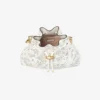 Cinch Small Latte geperforeerde leren schoudertas