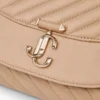 Curve Clutch Chai gewatteerde Biker-Leather-Clutch