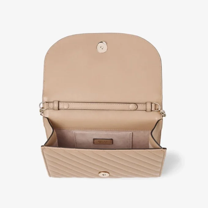 Curve Clutch Chai gewatteerde Biker-Leather-Clutch