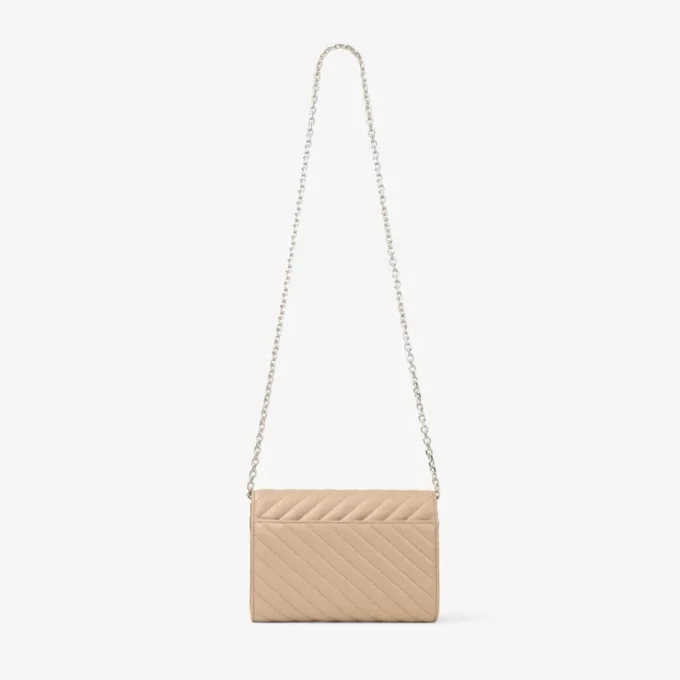 Curve Clutch Chai gewatteerde Biker-Leather-Clutch