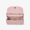 Curve Clutch Roze gewatteerde bikerleren clutch