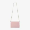 Curve Clutch Roze gewatteerde bikerleren clutch