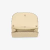 Curve-portemonnee met ketting Buttermilk-portemonnee van gewatteerd bikerleer met ketting Curve-portemonnee met ketting Buttermilk-portemonnee van gewatteerd bikerleer met ketting