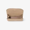 Curve-portemonnee met ketting Chai-portemonnee van gewatteerd bikerleer met ketting Curve-portemonnee met ketting Chai-portemonnee van gewatteerd bikerleer met ketting