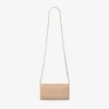 Curve-portemonnee met ketting Chai-portemonnee van gewatteerd bikerleer met ketting Curve-portemonnee met ketting Chai-portemonnee van gewatteerd bikerleer met ketting
