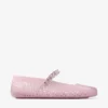De Jelly Cotton Candy Jelly ballerina’s met kristallen versiering De Jelly Cotton Candy Jelly ballerina’s met kristallen versiering