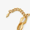 Diamanten ketting met gouden afwerking Diamanten ketting met gouden afwerking