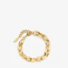 Diamanten kettingarmband met gouden afwerking Diamanten kettingarmband met gouden afwerking