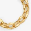 Diamanten kettingarmband met gouden afwerking Diamanten kettingarmband met gouden afwerking