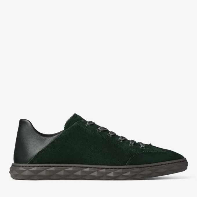 Diamond Flex M Brits groen suède en leer mix lage sneakers Diamond Flex M Brits groen suède en leer mix lage sneakers