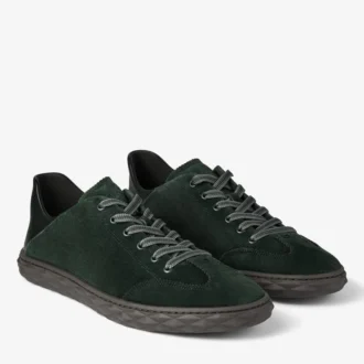 Diamond Flex M Brits groen suède en leer mix lage sneakers