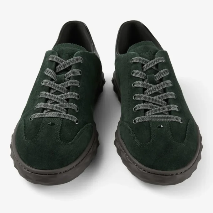 Diamond Flex M Brits groen suède en leer mix lage sneakers Diamond Flex M Brits groen suède en leer mix lage sneakers
