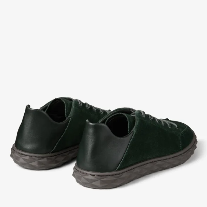 Diamond Flex M Brits groen suède en leer mix lage sneakers Diamond Flex M Brits groen suède en leer mix lage sneakers