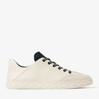 Diamond Flex M Latte en British Green leren mix lage sneakers