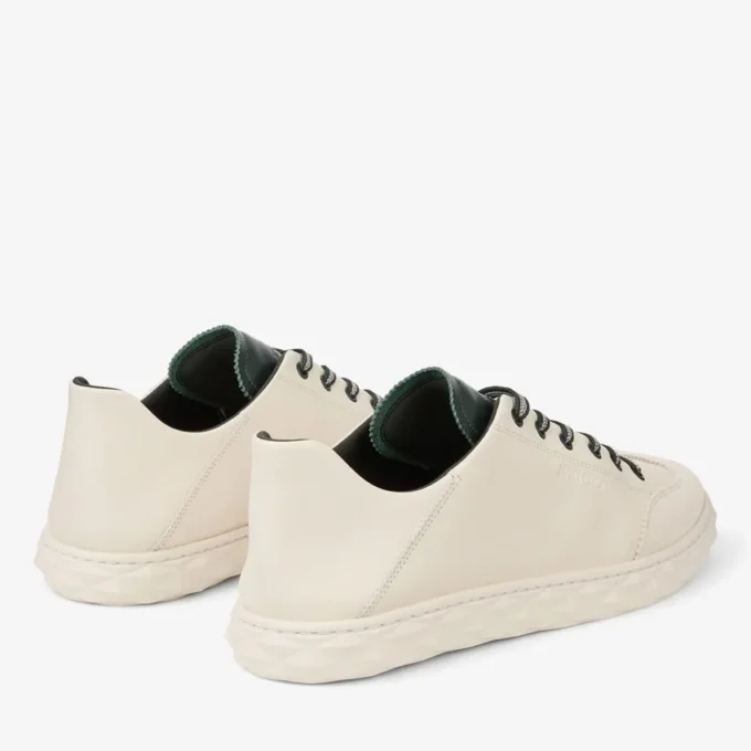 Diamond Flex M Latte en British Green leren mix lage sneakers Diamond Flex M Latte en British Green leren mix lage sneakers