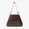 Diamond Hobo Medium koffiekleurige suède schoudertas