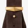 Diamond Hobo Medium koffiekleurige suède schoudertas