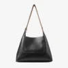 Diamond Hobo Medium zwarte leren schoudertas Diamond Hobo Medium zwarte leren schoudertas