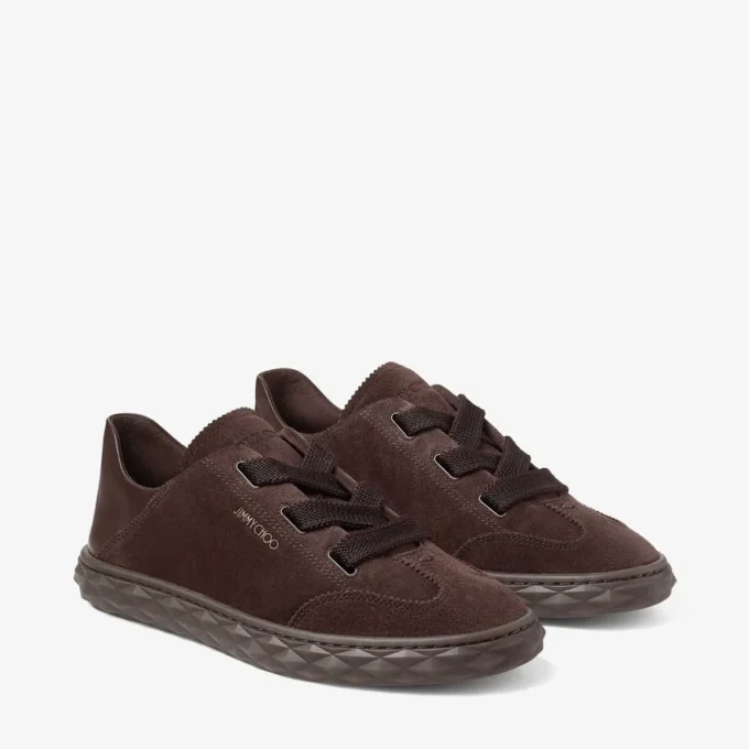Diamond Light Flex F Chocoladebruine suède en leren sneakers Diamond Light Flex F Chocoladebruine suède en leren sneakers