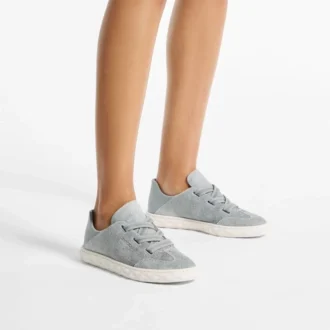 Diamond Light Flex F Dove Denim Suède Mix lage sneakers