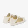 Diamond Light Flex F Goud en Latte leer mix en metallic geweven mesh sneakers Diamond Light Flex F Goud en Latte leer mix en metallic geweven mesh sneakers