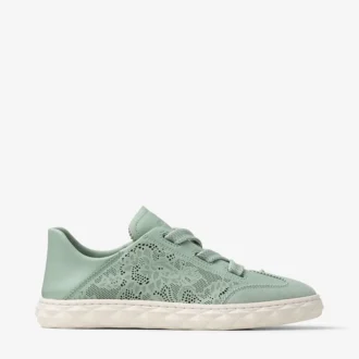 Diamond Light Flex F Lage sneakers van een mix van Verde-leer en geperforeerd leer