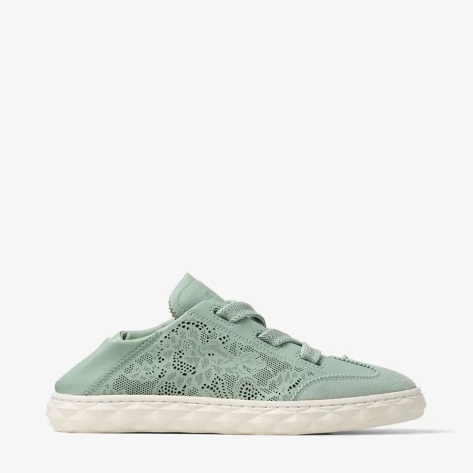 Diamond Light Flex F Lage sneakers van een mix van Verde-leer en geperforeerd leer Diamond Light Flex F Lage sneakers van een mix van Verde-leer en geperforeerd leer