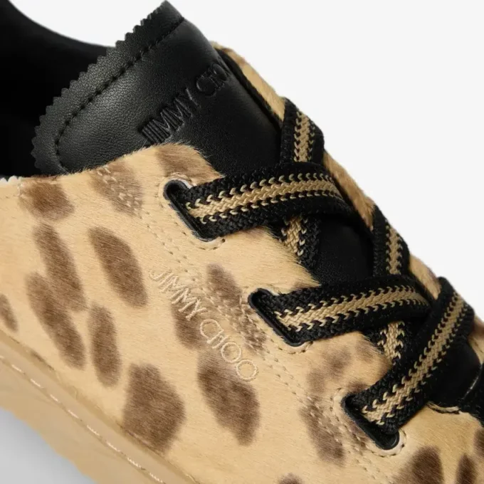 Diamond Light Flex F Natuurlijke ponyhuid sneakers met luipaardprint Diamond Light Flex F Natuurlijke ponyhuid sneakers met luipaardprint