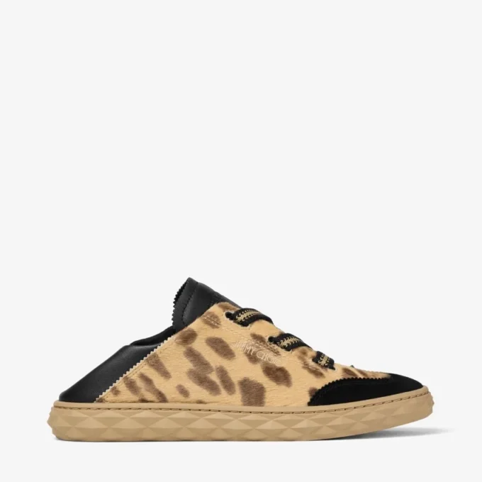Diamond Light Flex F Natuurlijke ponyhuid sneakers met luipaardprint Diamond Light Flex F Natuurlijke ponyhuid sneakers met luipaardprint