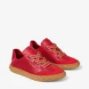 Diamond Light Flex F Ruby Red leren sneakers