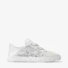 Diamond Light Flex F Witte leren mix en geperforeerde leren vetersneakers Diamond Light Flex F Witte leren mix en geperforeerde leren vetersneakers