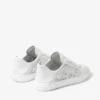 Diamond Light Flex F Witte leren mix en geperforeerde leren vetersneakers Diamond Light Flex F Witte leren mix en geperforeerde leren vetersneakers