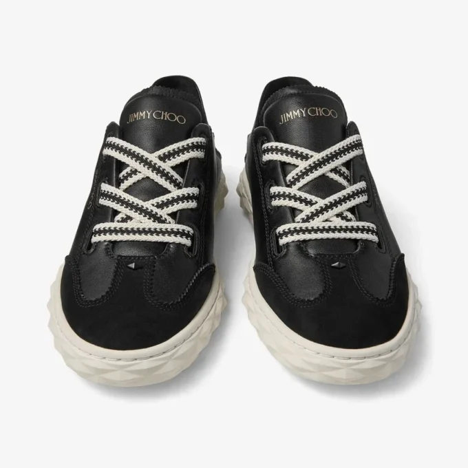 Diamond Light Flex F zwarte leren sneakers Diamond Light Flex F zwarte leren sneakers