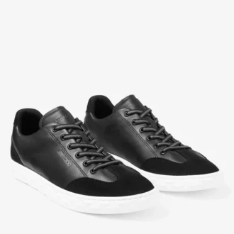 Diamond Light Flex M Zwarte leren sneakers