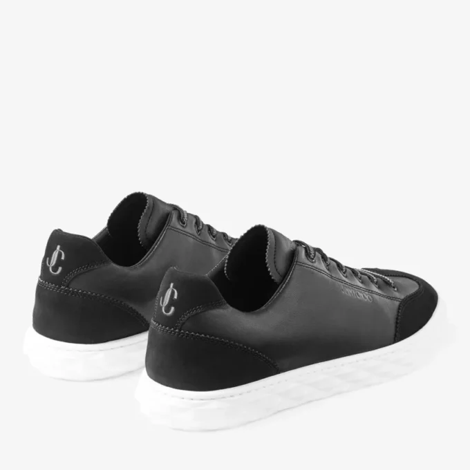 Diamond Light Flex M Zwarte leren sneakers