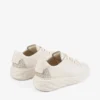 Diamond Light Maxi F Latte sneakers van glad leer en grove glitter Diamond Light Maxi F Latte sneakers van glad leer en grove glitter