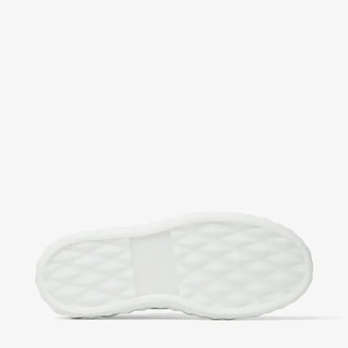 Diamond Light Maxi F Witte lage sneakers van nappaleer met plateauzool Diamond Light Maxi F Witte lage sneakers van nappaleer met plateauzool