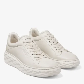 Diamond Maxi M Ii krijtkleurige nappalederen platform sneakers