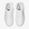 Diamond Maxi M II witte nappalederen platform sneakers