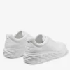 Diamond Maxi M II witte nappalederen platform sneakers