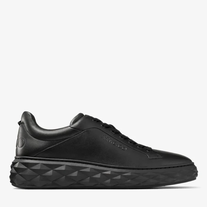 Diamond Maxi M II Zwarte Nappalederen Platform Sneakers Diamond Maxi M II Zwarte Nappalederen Platform Sneakers