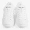Diamond Maxi M Witte Diamond gewatteerde leren sneakers Diamond Maxi M Witte Diamond gewatteerde leren sneakers