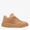 Diamond Maxi Retro M Toffee fluweel suède lage sneakers met schapenvacht Diamond Maxi Retro M Toffee fluweel suède lage sneakers met schapenvacht
