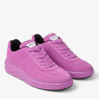 Diamond Maxi Retro M Violet Orchid fluweel suède lage sneakers