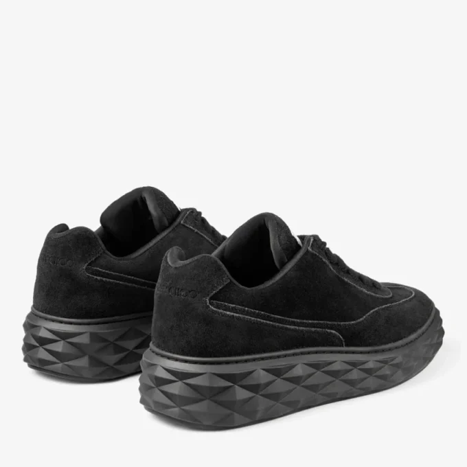 Diamond Maxi Retro M Zwarte fluwelen suède sneakers Diamond Maxi Retro M Zwarte fluwelen suède sneakers