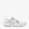 Diamond Run F Witte sneakers van gebreide jacquardmix