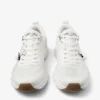 Diamond Run F Witte sneakers van gebreide jacquardmix