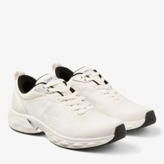 Diamond Run M Latte en zwarte sneakers van gebreide jacquardmix